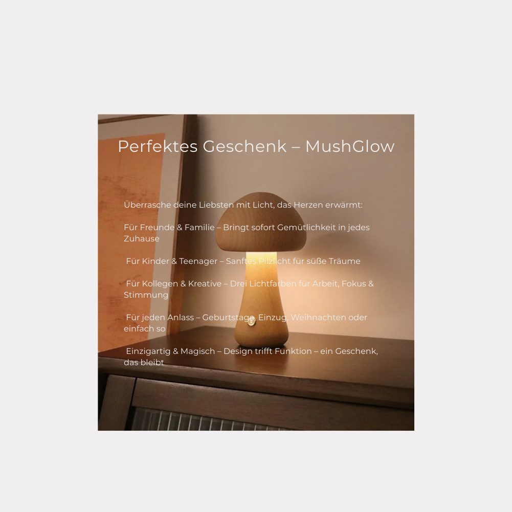 MushGlow – Sanftes Pilzlicht für süße Träume